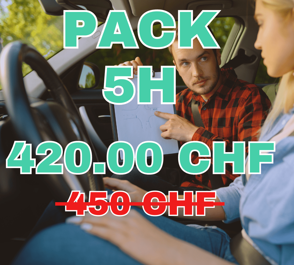 Pack 5 heures de conduite